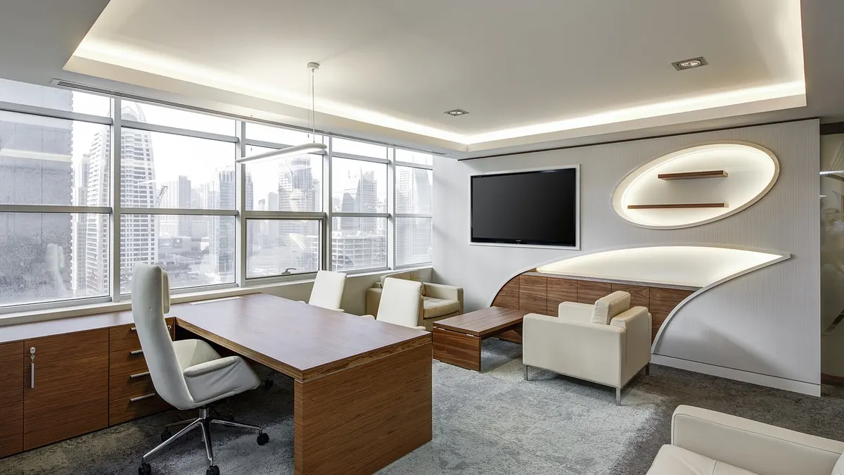 Bureau, salon et espace de direction